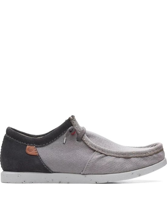 Clarks Shacre Lite Moc Mens Slip On Grey Multi